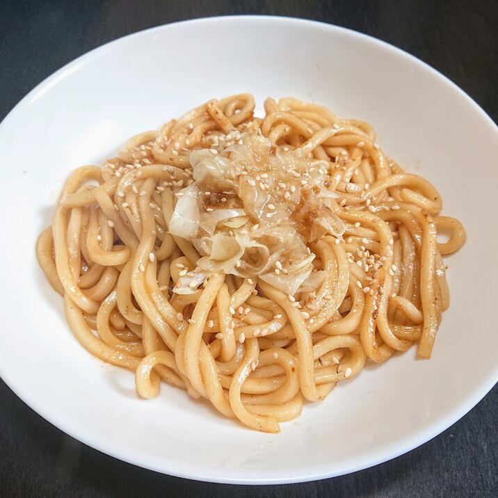 涙のオニオン焼うどん(焼肉味)